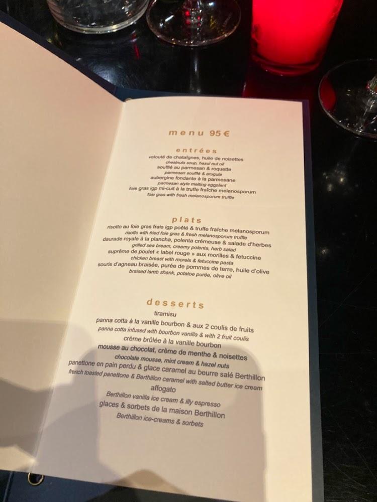 Sorza. - Menu Image 1